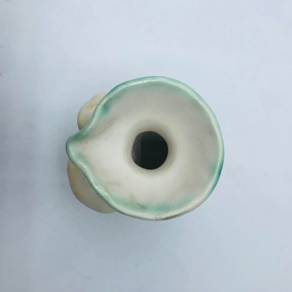 Pair of vintage handcrafted pottery pitcher vases mushrooms - Picture 4 of 11